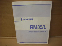 NOS 2004 Suzuki RM 85 owners service manual 99011-02b79-01a