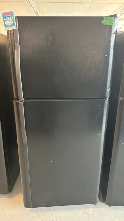 8120-Réfrigérateur Kenmore noir congélateur en haut top freezer