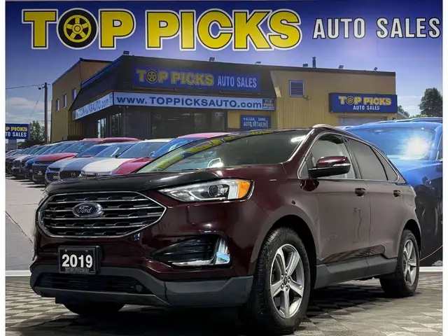 2019 Ford Edge SEL, AWD, Leather, Accident Free, Low Mileage!