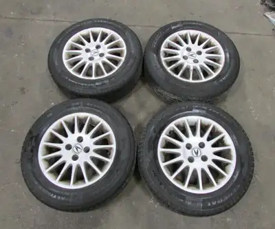 Item For Sale ! Used Off 2003 Acura EL 4 Bolt pattern Alloy Rims All Season Good Tires 195/65R15 Tir...