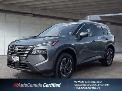Awarded an IIHS Top Safety Pick, the 2024 Nissan Rogue SV Moonroof, with only 22,505 kilometers, off...
