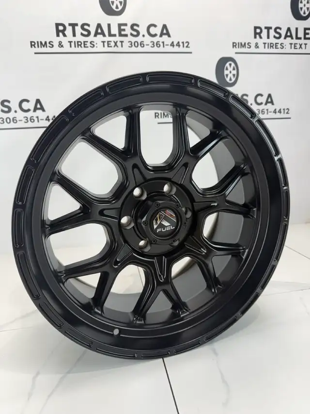 20x9 Fuel Tech Rims 6x135. ford f150 in Tires & Rims in Saskatoon - Image 4