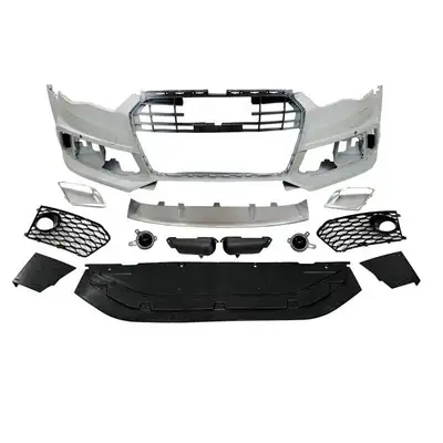 AUDI A6 S6 C7 RS6 LOOK CONVERSION FRONT BUMPER KIT 2012 2013 2014 2015 WE ALSO HAVE SPOILER GRILLE O...