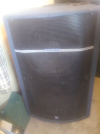 very big sound 2  powered double 18 speakers   bins for sale .