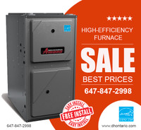 High Efficiency Furnace - Air Conditioner - FREE Installation