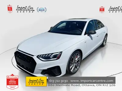 *** OTTAWA’S ORIGINAL IMPORT DEALER!! SMETANA APPROVED *** The Audi A4 continues to be one of the mo...