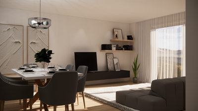 Agrandissement des Condos Locatifs de la Côte Magnifique 4½ de 1 100 pc en construction, secteur boi...