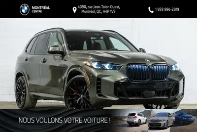 *English below* *Français:* Ce BMW X5 xDrive40i 2024 affichant 47 290 km, provenant d'un seul propri...