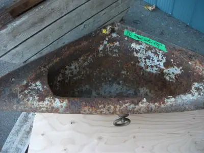 Vjntage Steel  Corner Horse Trough, View more