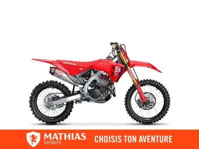 Concessionnaire des véhicules neufs et d'occasion. Motocross HONDA CRF250RWE 2025 Mathias Sports est...