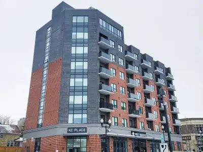 Bright one-bedroom, one-bath suite at 387 King St E in Kitchener. Open layout with generous natural...