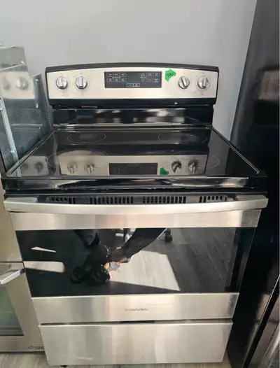 Amana 30" Stainless Steel Electric Ceramic Stove Oven Range, View more