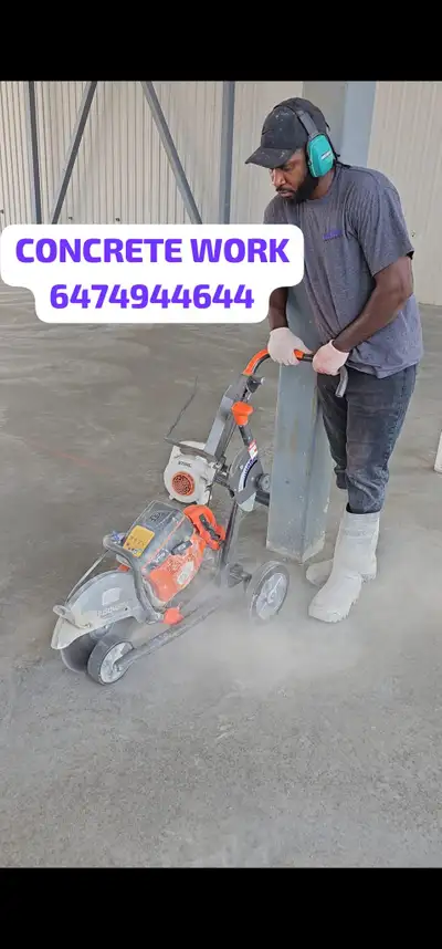 Concrete, Driveway, Patio, Concrete finsiher ☎️ 6474944644, View more