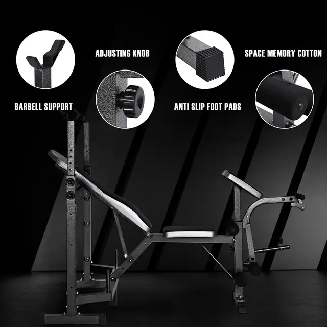 NEW ADJUSTABLE WEIGHT LIFTING BENCH 660 LBS HOME GYM  WLB1V0 in Exercise Equipment in Regina - Image 4