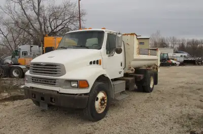 Very clean 2001 Sterling Acterra single axle dump with Mercedes benz engine, auto transmission air r...