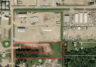 Vacant land in PRRD just off Airport Road on high grade Swanson Street next to Clean Harbors shop/ya...