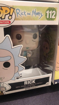 Rick and Morty collection Funko Pop 4 figures.