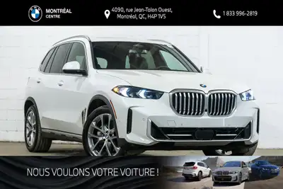 *English below* *Français:* Ce BMW X5 xDrive40i 2024, provenant d'un seul propriétaire ayant effectu...