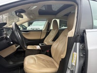 Experience the exceptional performance of the 2015 Tesla Model S P85D, a stunning silver AWD sedan r... (image 8)