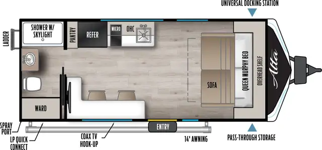 2026 FOREST RIVER ALTA 1600MRBLE in Travel Trailers & Campers in Regina - Image 3