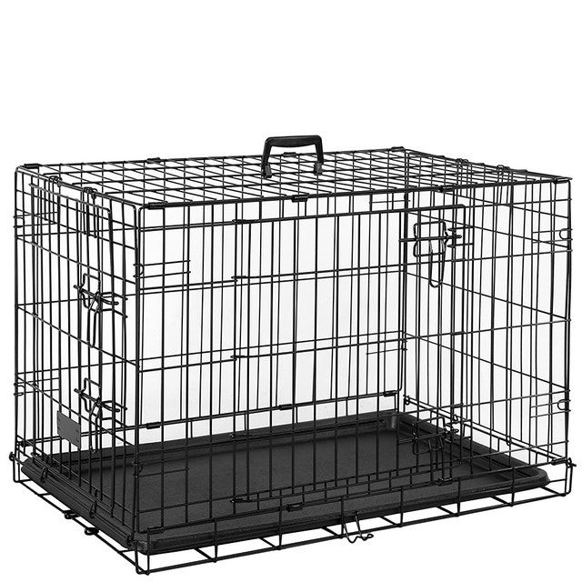 Dog Crates/Kennel with Dividers, 2 doors, ABS Pan, M, L, XL, XXL