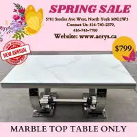 Furniture Spring Sale on Marble Dining Tables!!