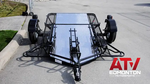 Marlon MCTD FOLDABLE MOTORCYCLE TRAILER one left in stock  in Cargo & Utility Trailers in Edmonton - Image 2