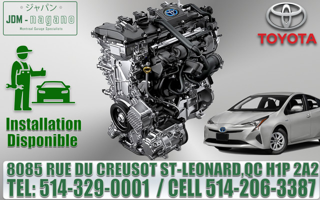 Toyota Prius Hybrid Engine 1.8 2ZR-FXE Prius Prime Plug in Motor in Engine & Engine Parts in Ottawa