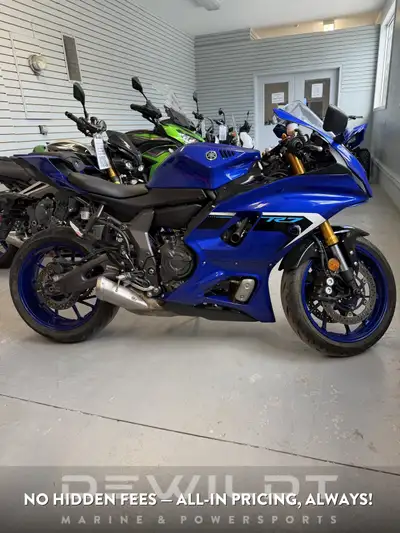 Bridging the gap between the entry-level YZF-R3 and the prestigious YZF-R1, the 2024 YZF-R7 offers a...