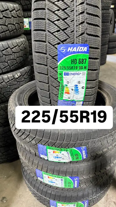 SIZE:225/55R19 NEW WINTER TIRES BRAND:HAIDA INSTALLATOIN AND BALANCE IS AVAILABLE SAME DAY OUR ADDRE...