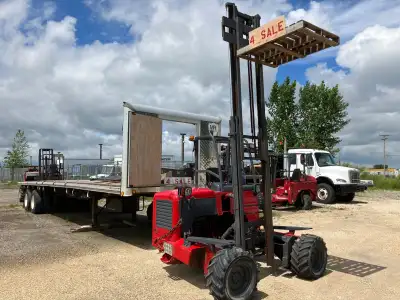 Located in Wpg. 2014 Moffett M5 50.4-12 Four way.. lets you bring long lifts of material into a buil...