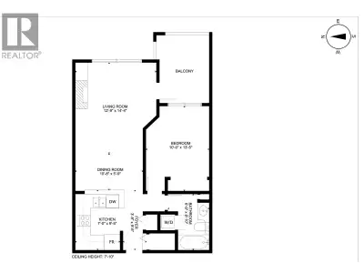 Spacious 1 Bedroom Condo situated in the desired Steveston south area! open floor plan, cozy firepla...