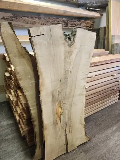 Live Edge Maple Slab, View more