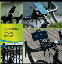 GeGeMu Bike Phone Mount, Bicycle & Motorcycle Handlebar Cell Pho