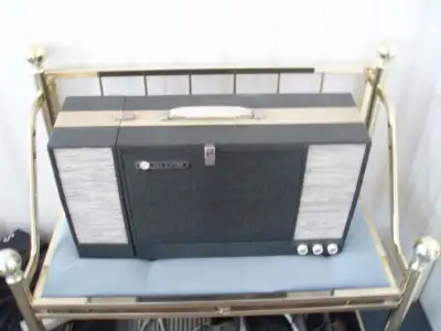 VINTAGE 1950'S RCA RECORD PLAYER - TURNTABLE, View more