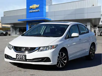 2015 Honda Civic Sedan EX Automatic Reliable, efficient, and built for everyday comfort, this 2015 H...