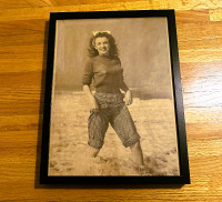 REDUCED! $45 to $35: Vintage Marilyn Monroe Norma Jean Wall Art