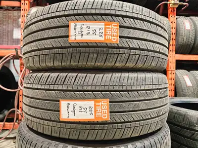 A pair of good used P225/55R18 Goodyear Assurance Finesse install and balance $210 Loose purchase $8...