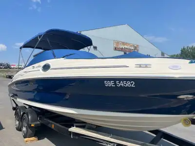 Bay Marine Sales 2006 Searay 240 Sundeck, Merc 350 mag bravo 3, only 290 hours, one over, alays stor...