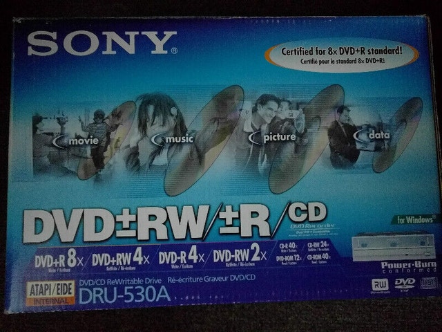 Sony DVD/CD ReWritable Drive-Brand New-Never USED! | System Components ...