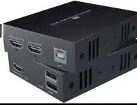 HDMI KVM USB Extender 1080P@60Hz Over Cat5e/6 Ethernet Cable 50m