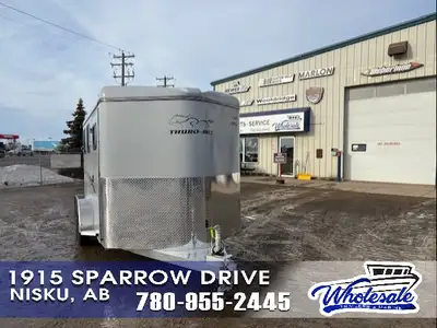 THURO BILT 2H RENEGADE HORSE TRAILER LOCATED IN NISKU, AB UPGRADE: INCREASED HEIGHT - 7' 6in. TALL I...