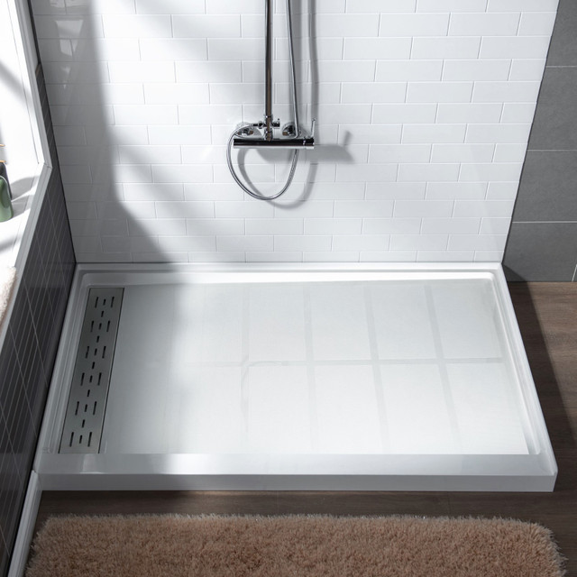 SHOWER BASE MANY SIZES  -  WHITE AND BLACK  COLOURS in Plumbing, Sinks, Toilets & Showers in City of Toronto - Image 4