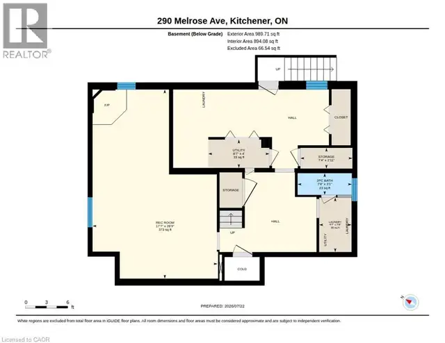 290 MELROSE Avenue Kitchener, Ontario in Houses for Sale in Kitchener / Waterloo - Image 32