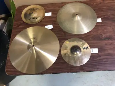 Cymbals Crash  Paiste , Zildjan , Sabian, View more