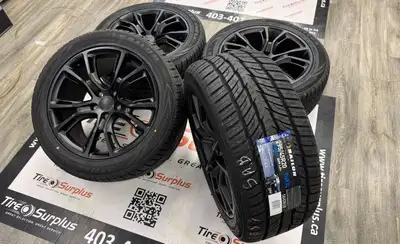 Replica D01R Jeep Matt Black Rims and SAILUN Summer Tires Fits Jeep Grand Cherokee, Dodge Durango -W...