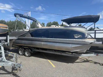 Check out our 2023 Legend Q-Series Dual Lounge Sport Pro (Blue) powered by a Mercury 150L 4S. This u...