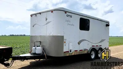 2004 CHARMAC 17 Ft Sleeps 3 Tandem Axle Hunting Camper Trailer 17 Ft Tandem axle Sleeps 3 Sink Fridg...