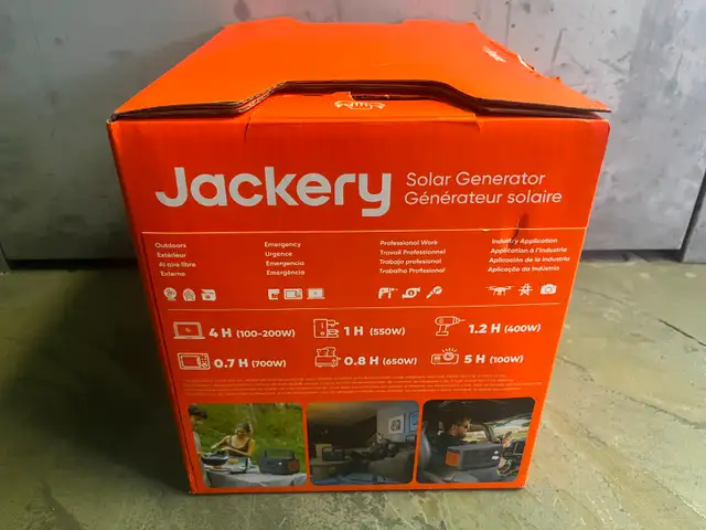 Jackery Explorer 600 Plus Solar Generator in General Electronics in Mississauga / Peel Region - Image 3