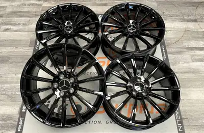 Mercedes Replica M04 Gloss Black Wheels Fits Mercedes Cars, GLA, GLB, GLC Wheel Size: 19x8.0J Offset...